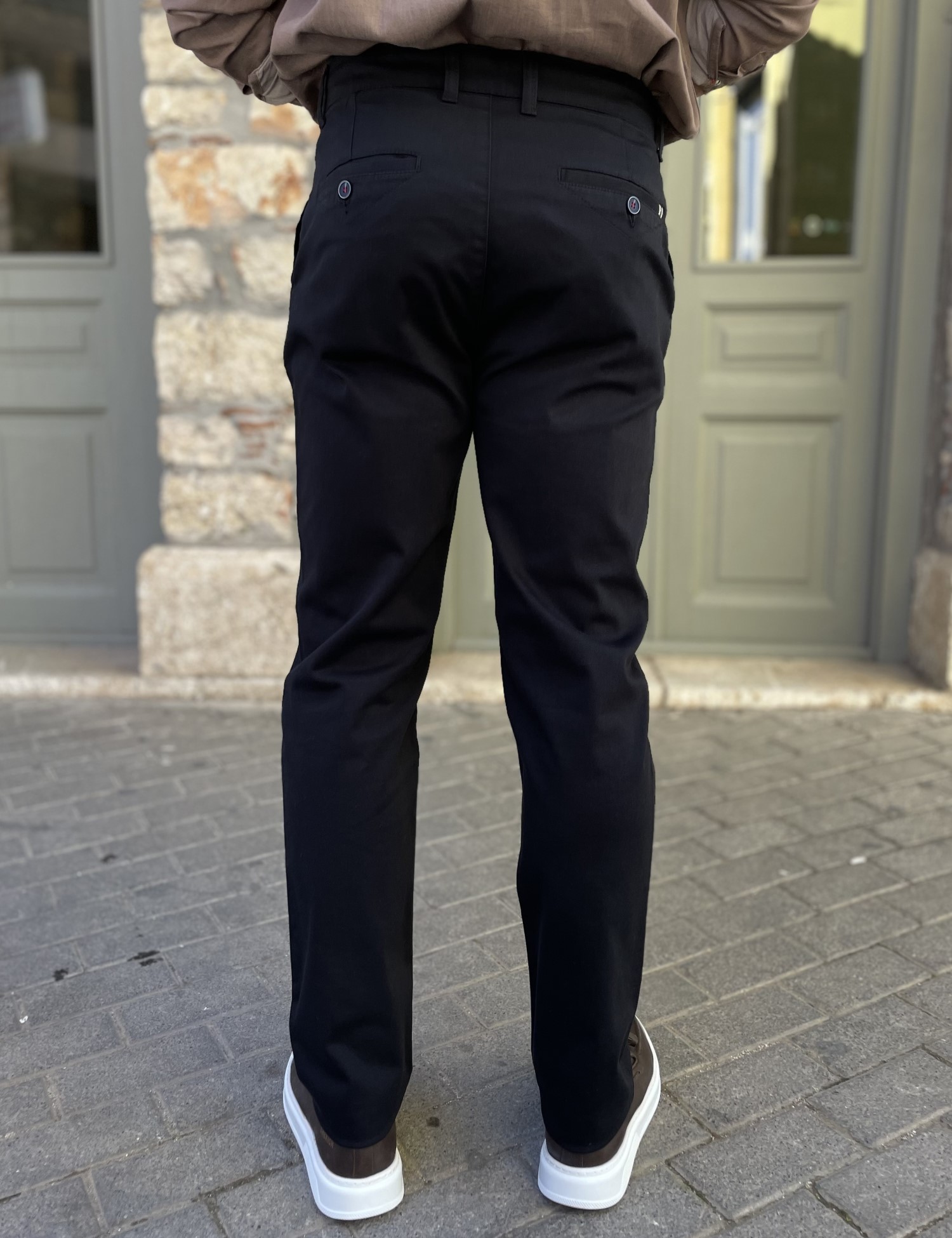 Dynamo ανδρικό μπλε παντελόνι υφασμάτινο Chinos D1316B φωτογραφία